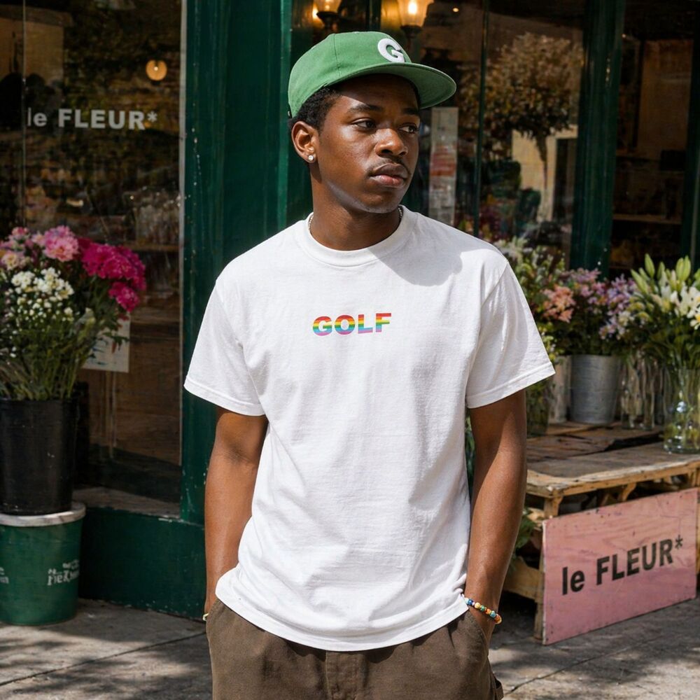 GOLF White Tyler The Creator T Shirt Tee Top Shirt   Mens Size Medium